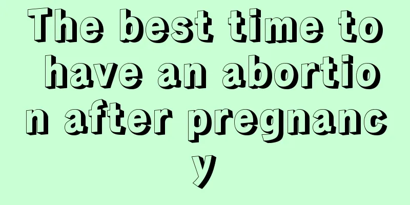 The best time to have an abortion after pregnancy