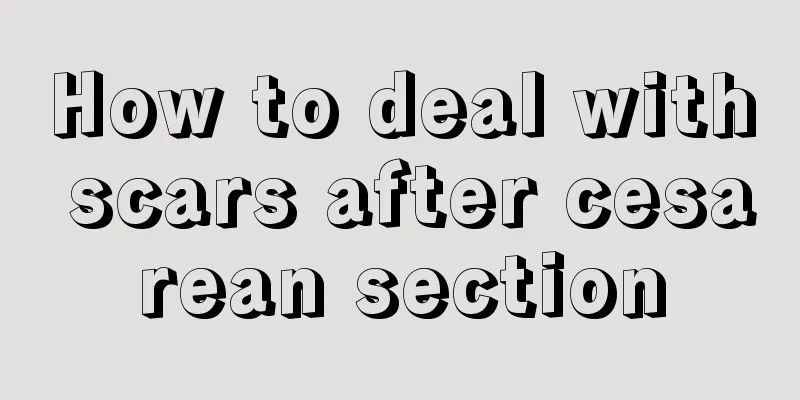 How to deal with scars after cesarean section