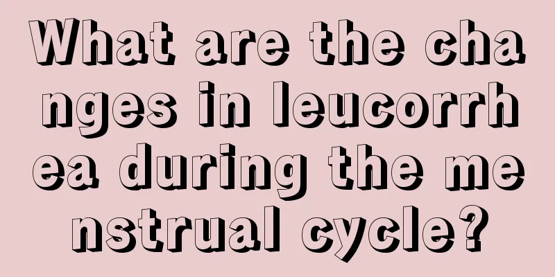 What are the changes in leucorrhea during the menstrual cycle?