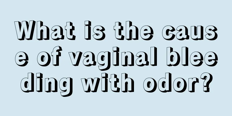 What is the cause of vaginal bleeding with odor?