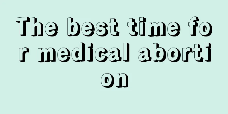 The best time for medical abortion