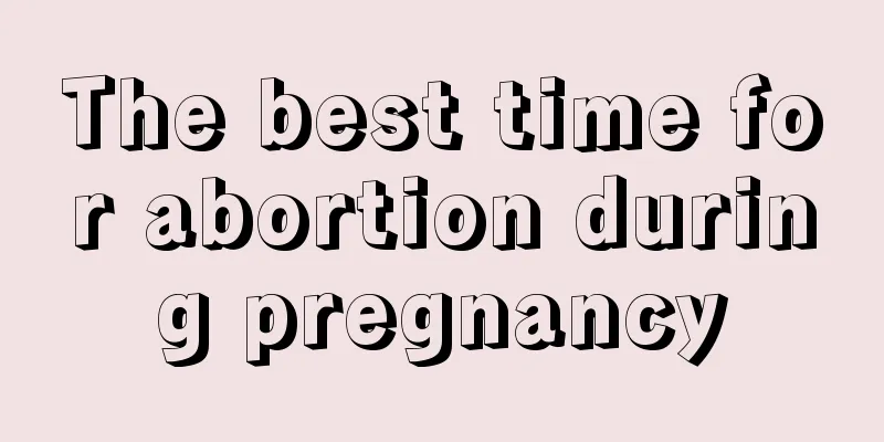 The best time for abortion during pregnancy