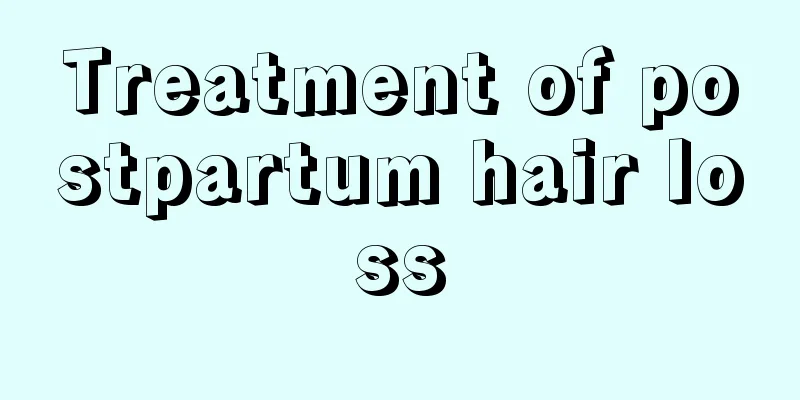 Treatment of postpartum hair loss