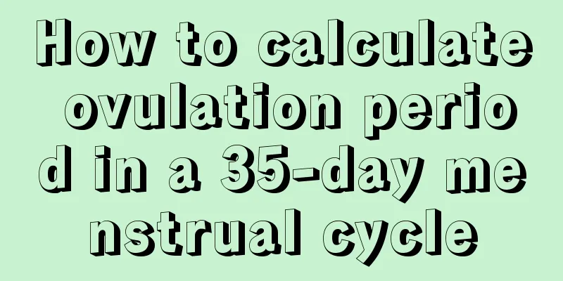 How to calculate ovulation period in a 35-day menstrual cycle