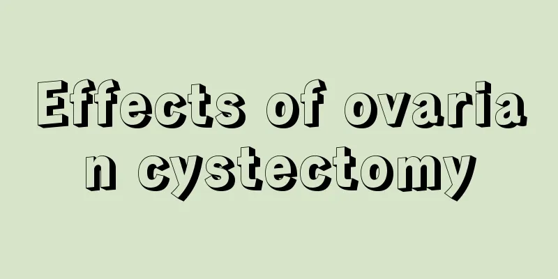 Effects of ovarian cystectomy