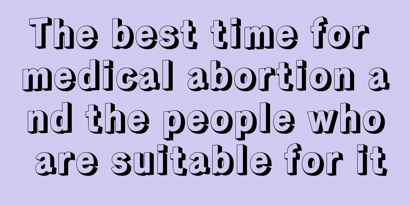 The best time for medical abortion and the people who are suitable for it