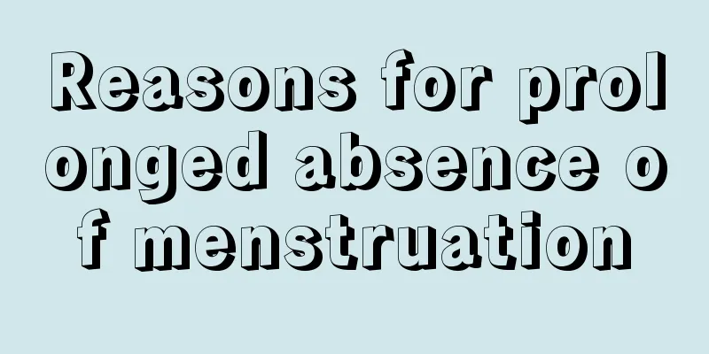 Reasons for prolonged absence of menstruation