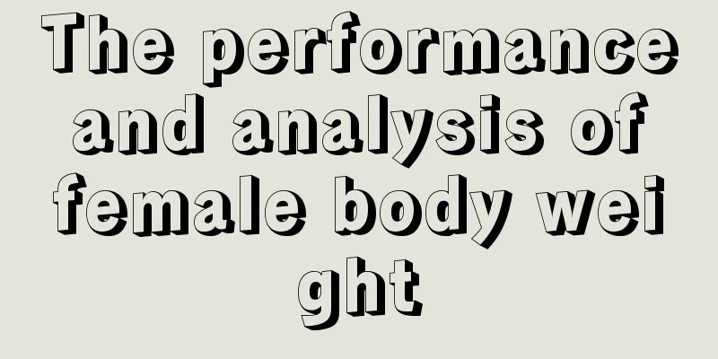 The performance and analysis of female body weight