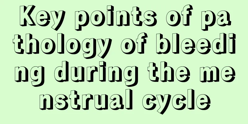 Key points of pathology of bleeding during the menstrual cycle