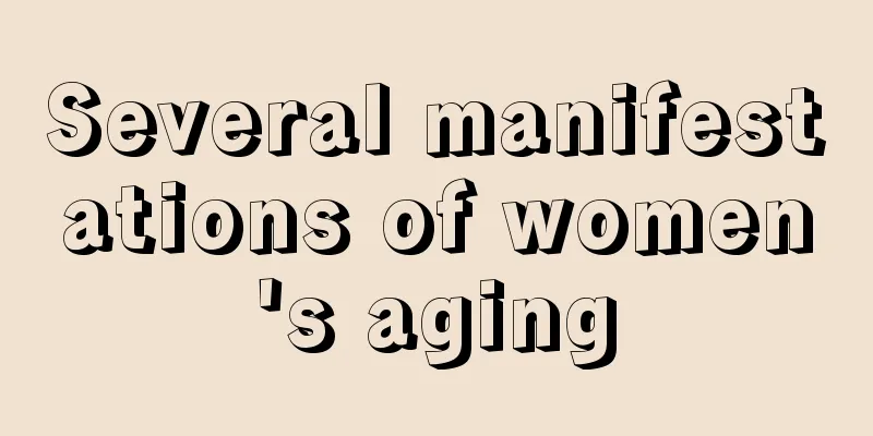 Several manifestations of women's aging