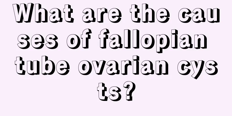 What are the causes of fallopian tube ovarian cysts?