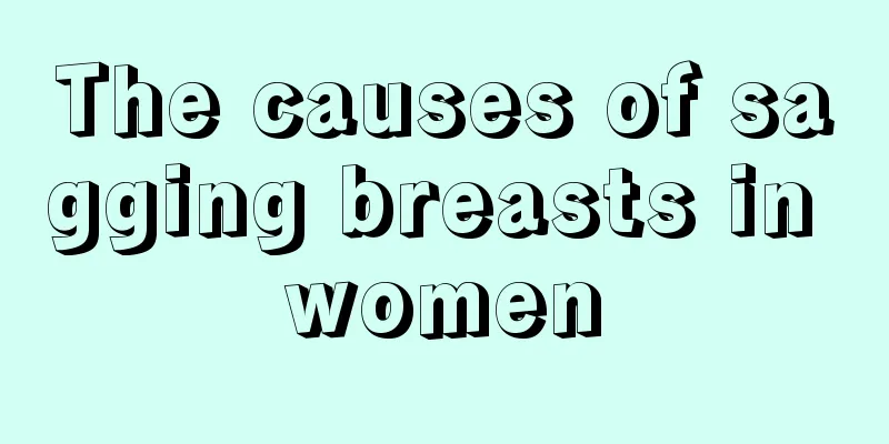 The causes of sagging breasts in women