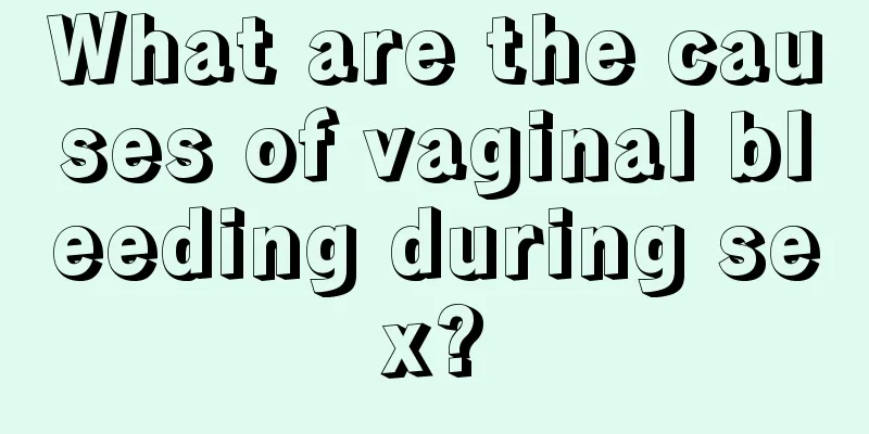 What are the causes of vaginal bleeding during sex?