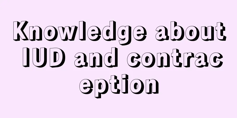 Knowledge about IUD and contraception