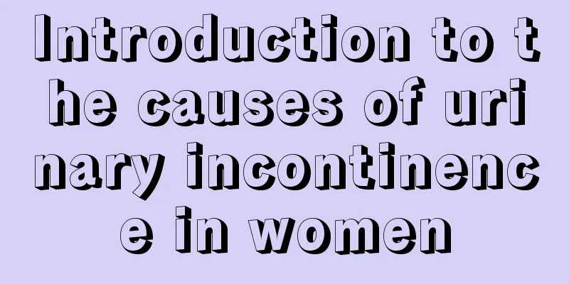 Introduction to the causes of urinary incontinence in women