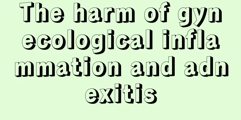 The harm of gynecological inflammation and adnexitis