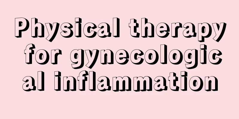 Physical therapy for gynecological inflammation