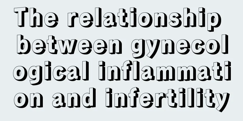 The relationship between gynecological inflammation and infertility