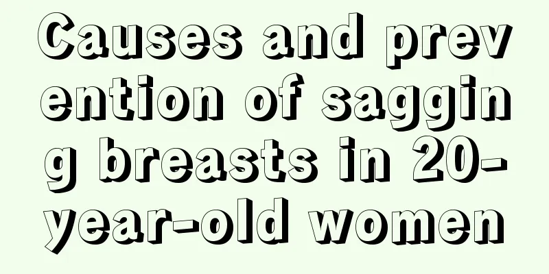 Causes and prevention of sagging breasts in 20-year-old women