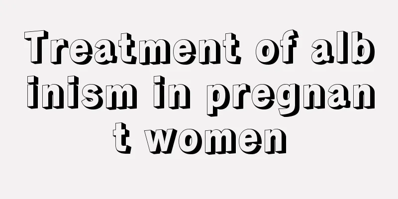 Treatment of albinism in pregnant women