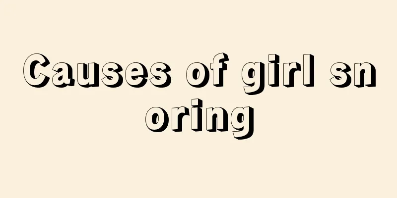 Causes of girl snoring