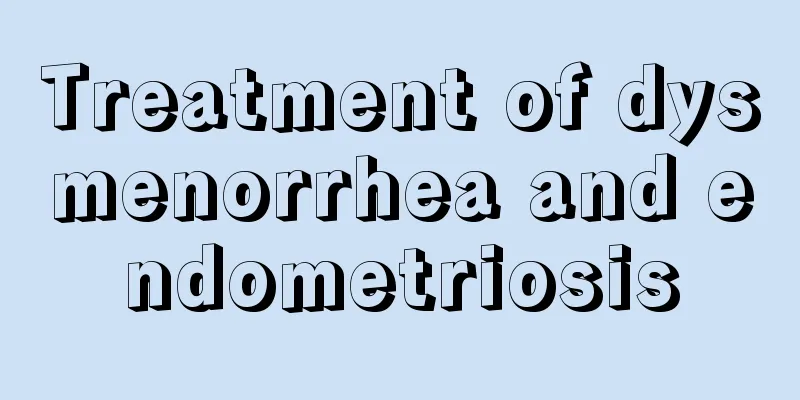 Treatment of dysmenorrhea and endometriosis