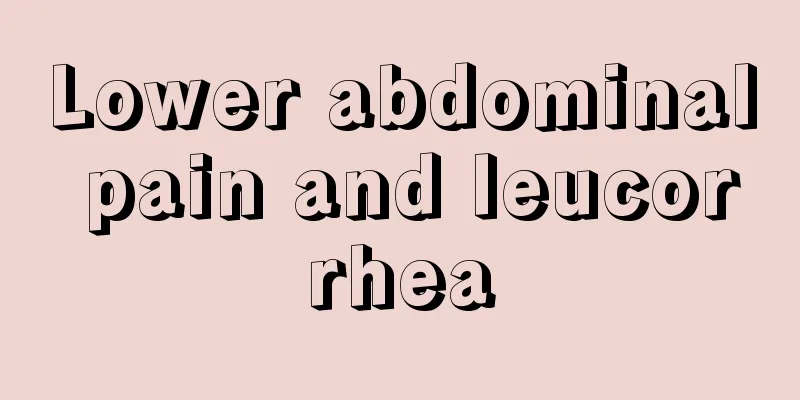 Lower abdominal pain and leucorrhea