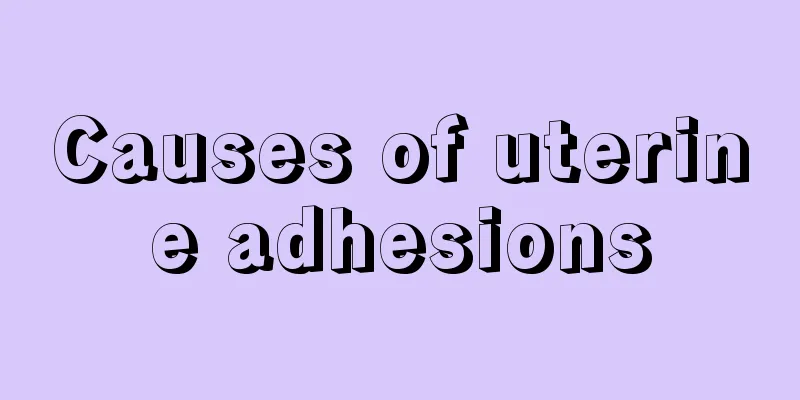 Causes of uterine adhesions