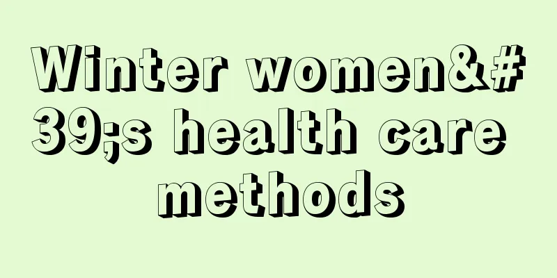 Winter women's health care methods