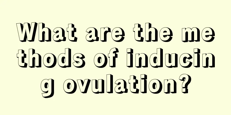 What are the methods of inducing ovulation?