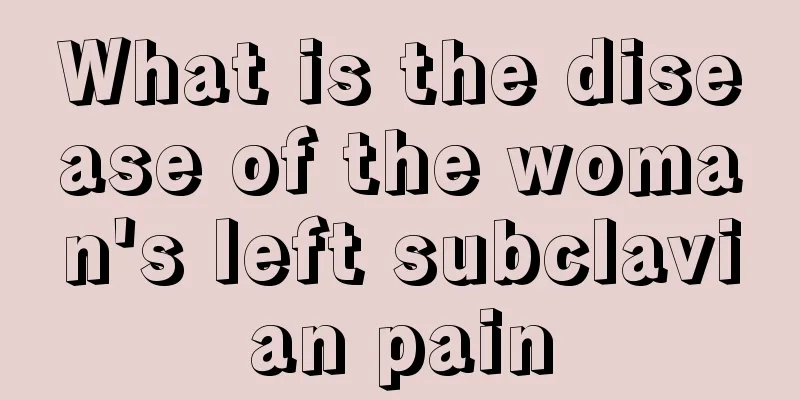 What is the disease of the woman's left subclavian pain