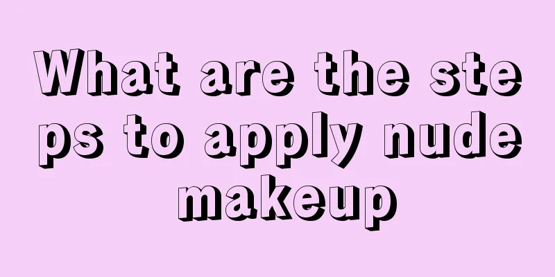 What are the steps to apply nude makeup