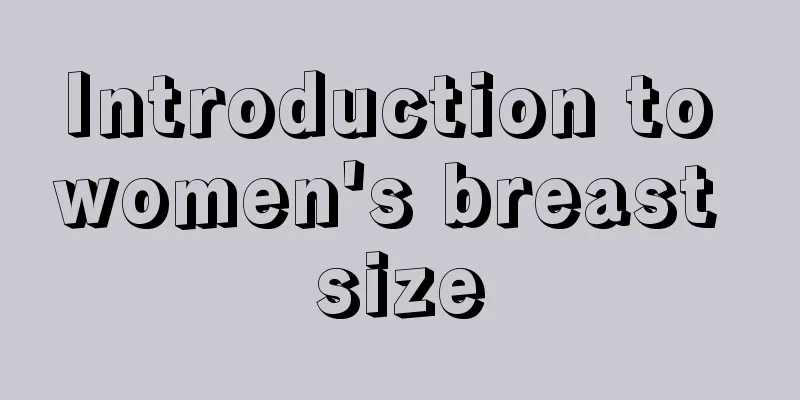 Introduction to women's breast size