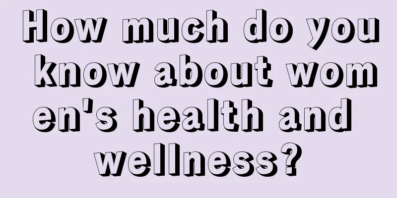 How much do you know about women's health and wellness?