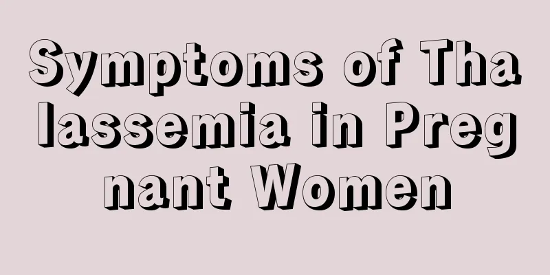 Symptoms of Thalassemia in Pregnant Women