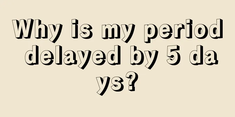 Why is my period delayed by 5 days?