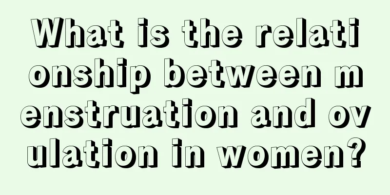 What is the relationship between menstruation and ovulation in women?