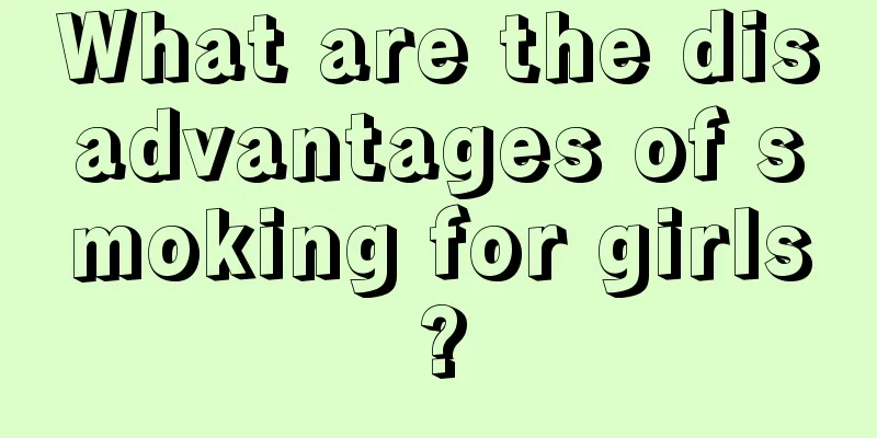 What are the disadvantages of smoking for girls?