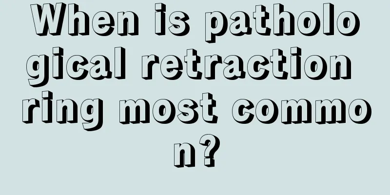 When is pathological retraction ring most common?