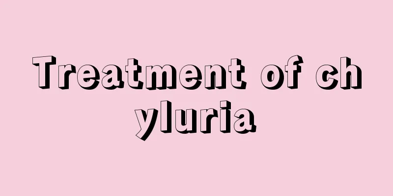 Treatment of chyluria