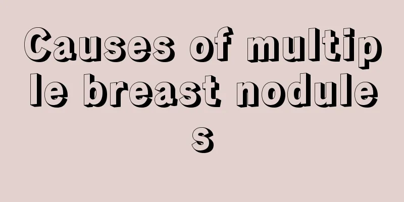 Causes of multiple breast nodules