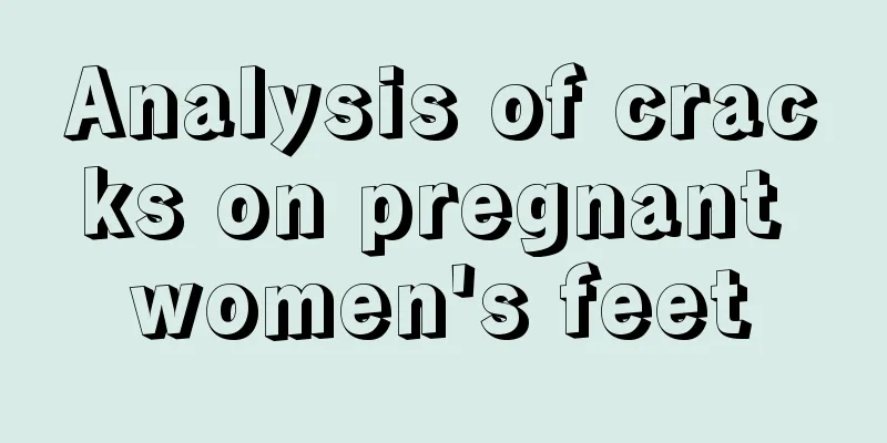 Analysis of cracks on pregnant women's feet