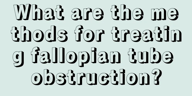 What are the methods for treating fallopian tube obstruction?