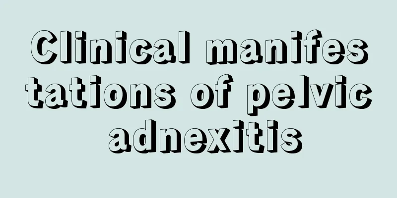 Clinical manifestations of pelvic adnexitis