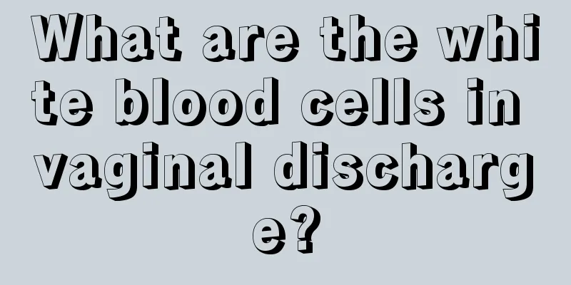 What are the white blood cells in vaginal discharge?