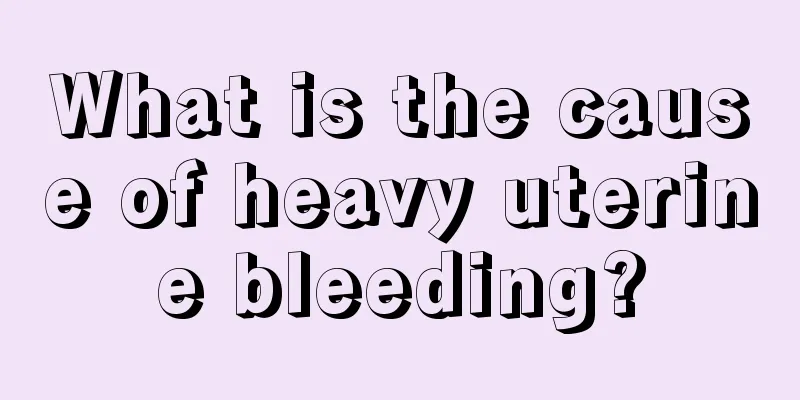 What is the cause of heavy uterine bleeding?