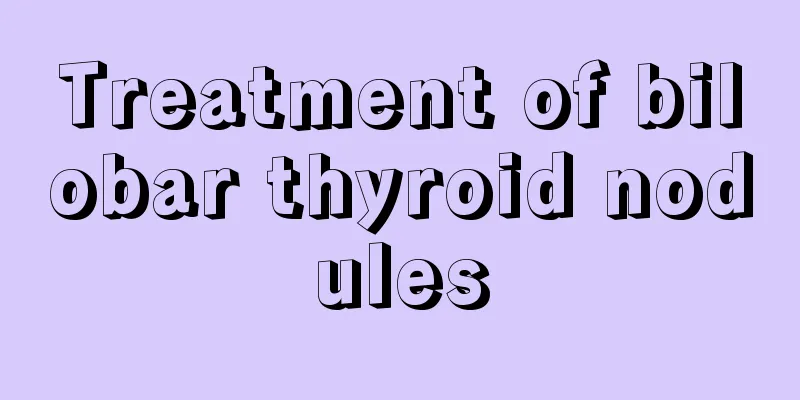 Treatment of bilobar thyroid nodules