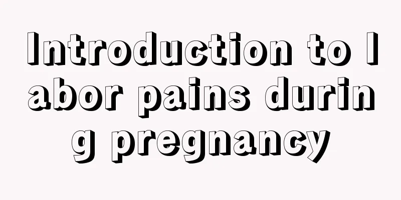 Introduction to labor pains during pregnancy