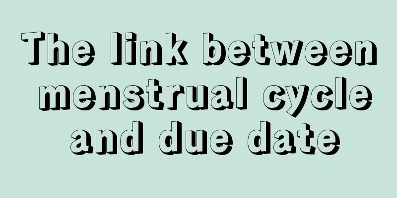 The link between menstrual cycle and due date