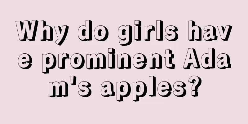 Why do girls have prominent Adam's apples?